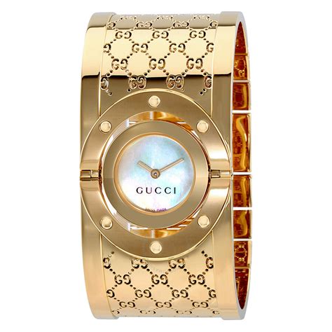 gucci watches for women bracliye|Gucci diamond watch ladies.